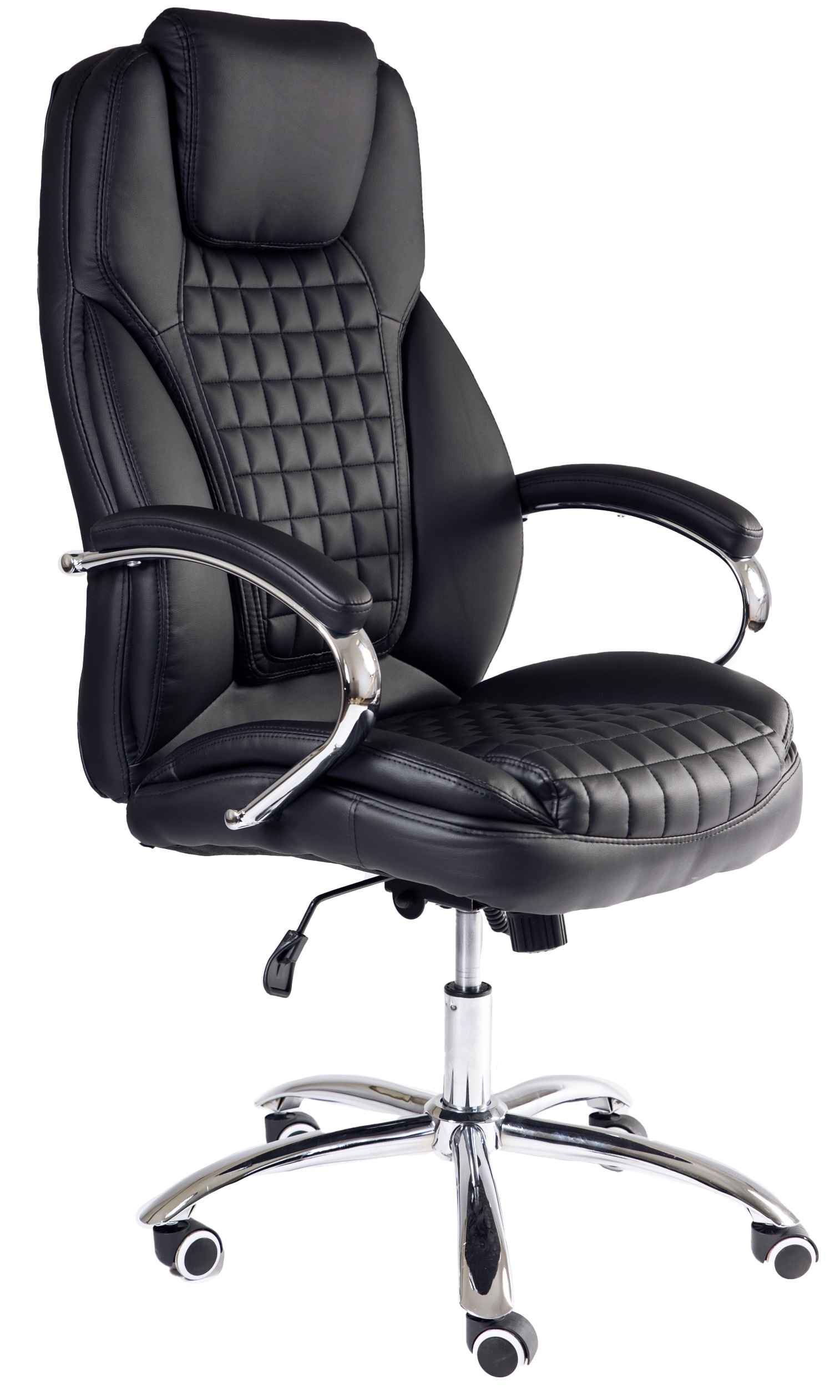 Крісло офісне Tehforward Тесла Anyfix екошкіра чорне